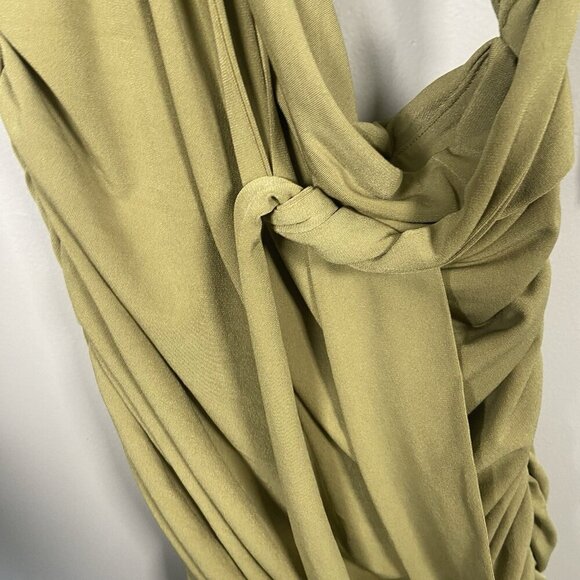 Revolve Majorelle Darla Midi Dress Women's Size S Olive Green Cut Out Party NWT - Picture 9 of 14